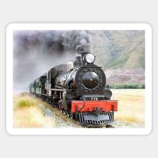 Kingston Flyer Steam Train New Zealand Sticker